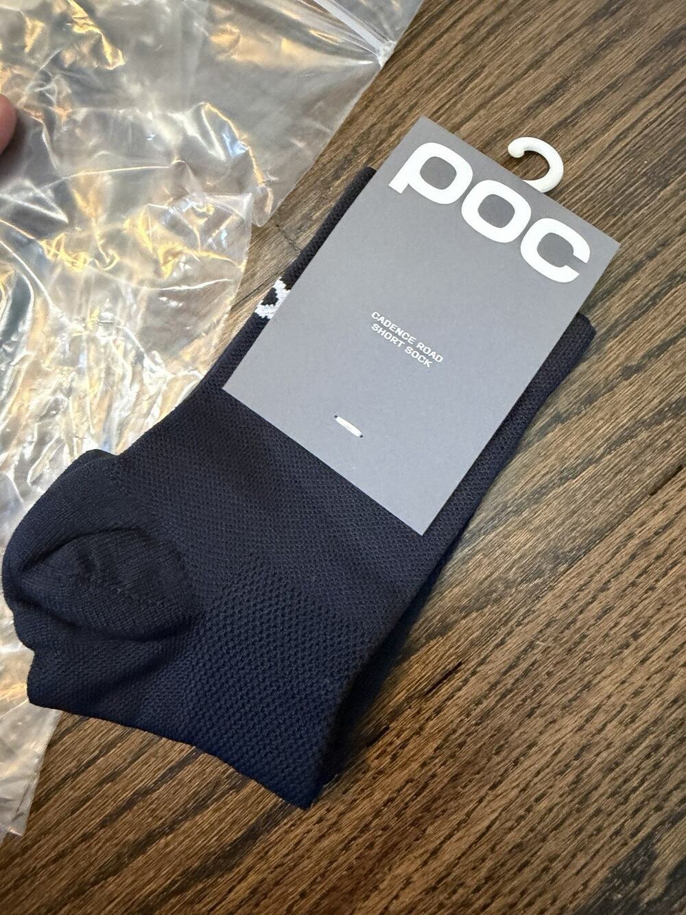 POC Cadence Road Short Sock Black 2 Pairs Men's Sz Medium 8-9 NWT